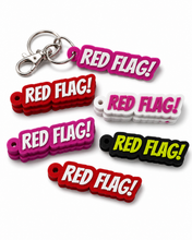 Load image into Gallery viewer, Portachiavi - Red Flag
