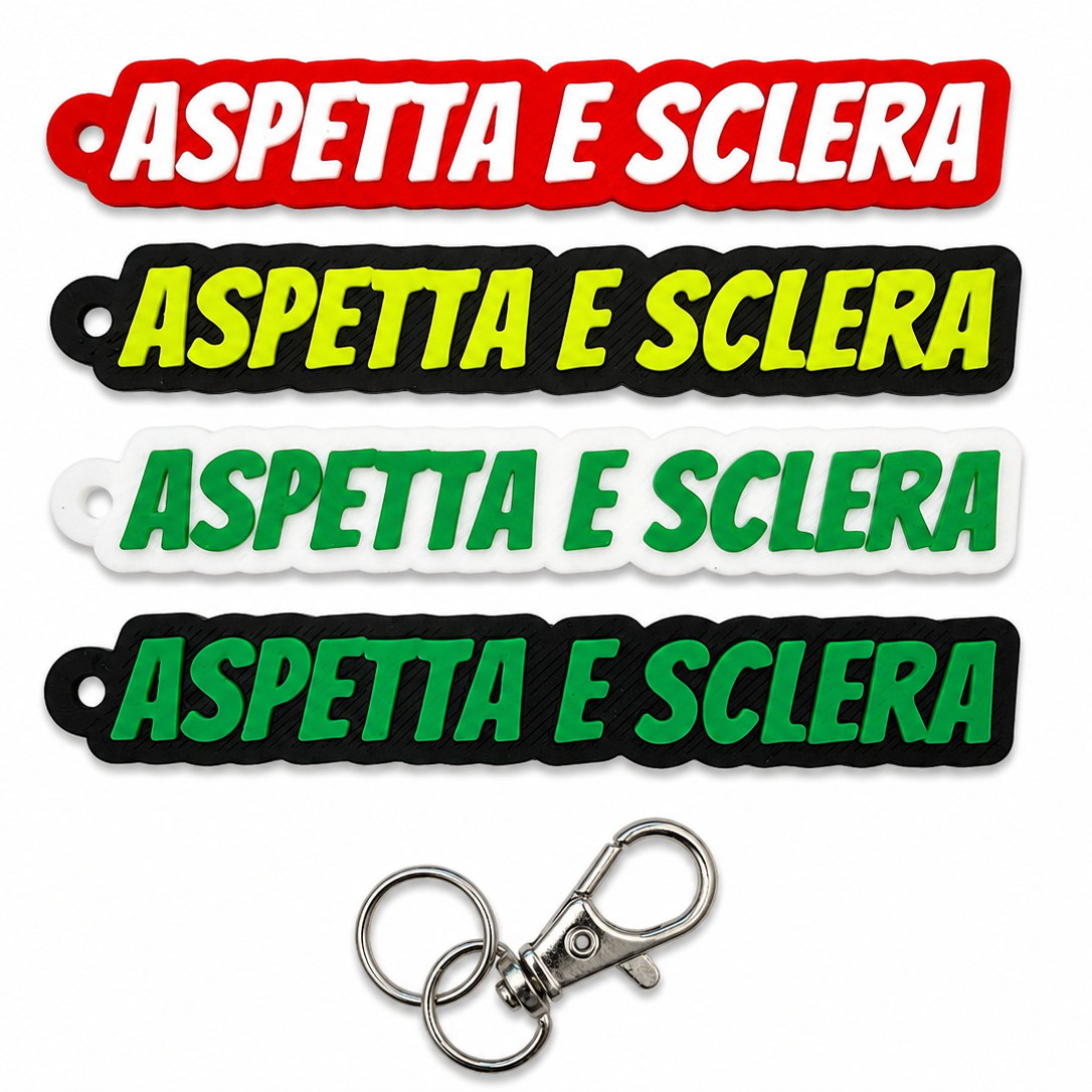 Portachiavi - Aspetta e Sclera