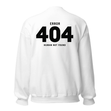 Load image into Gallery viewer, Error 404 - Felpa girocollo donna
