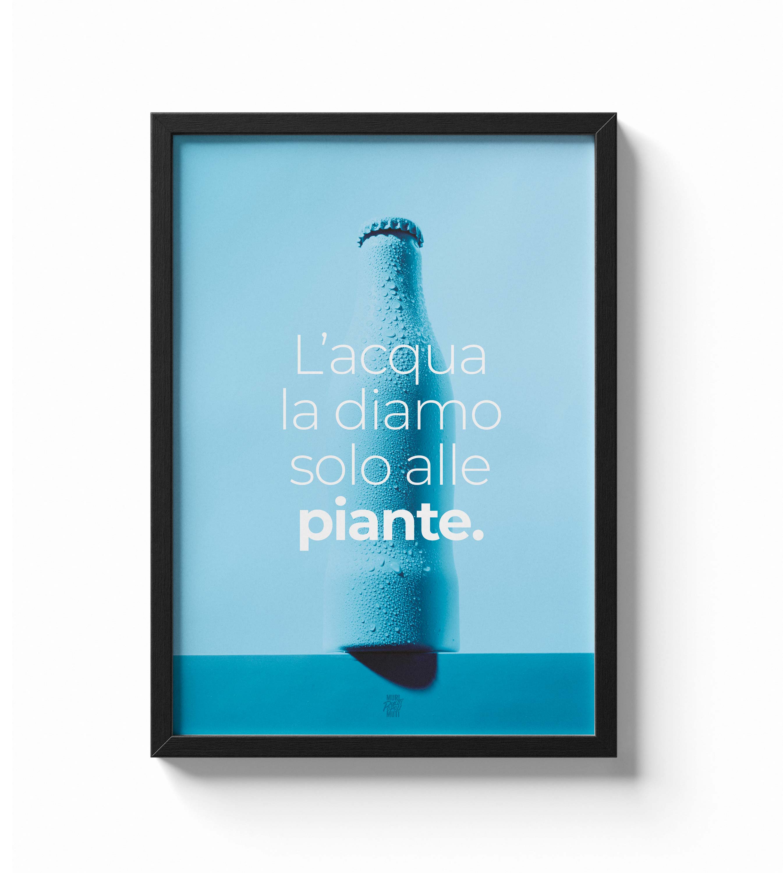 L' acqua la diamo solo alle piante