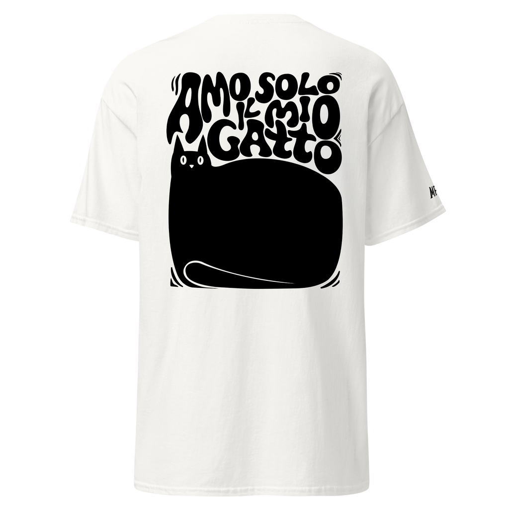 Amo solo il mio gatto - Tshirt