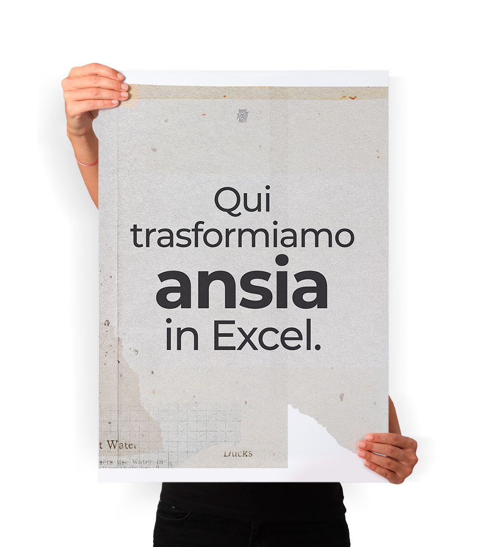 Trasformiamo ansia in excel
