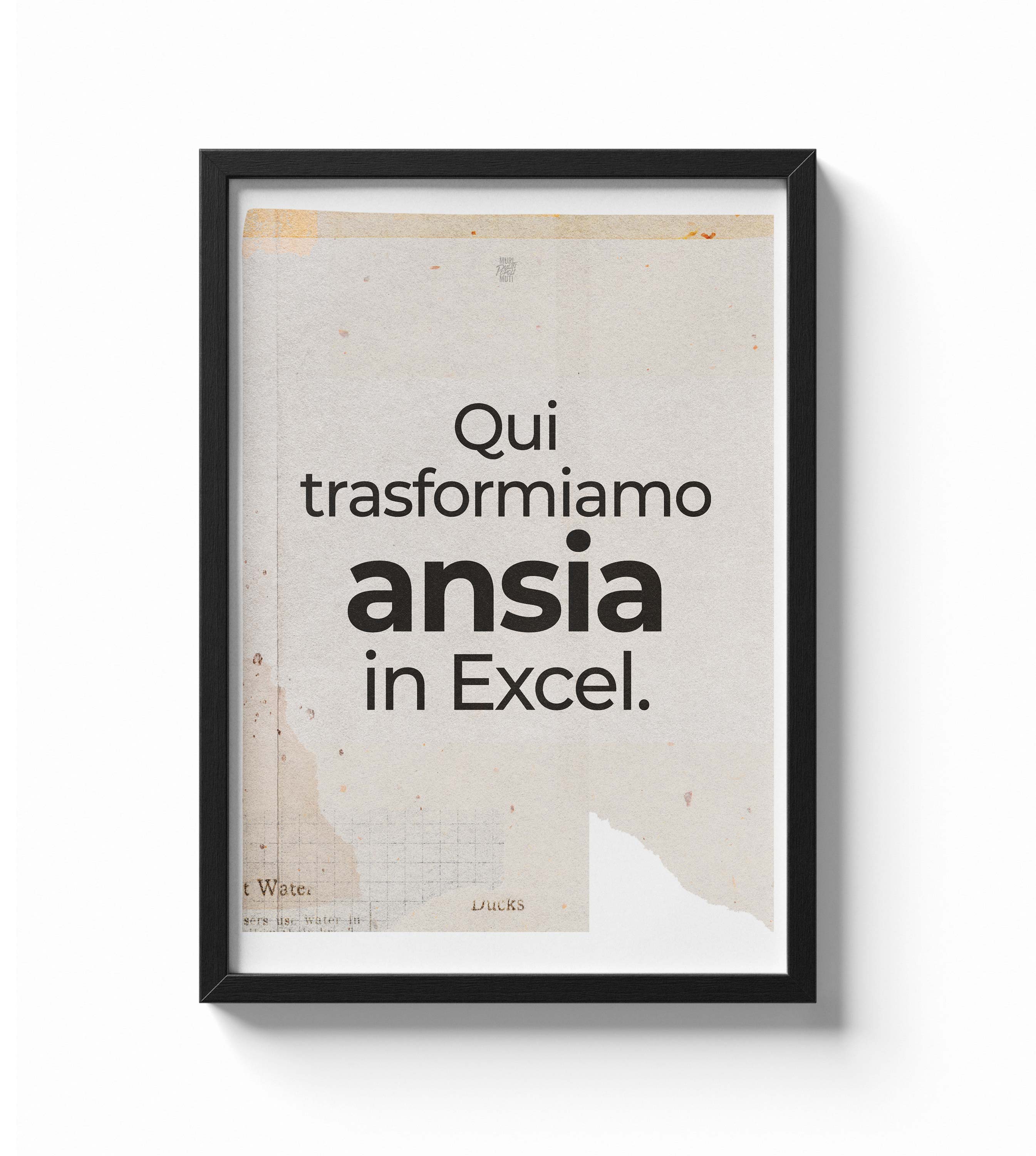Trasformiamo ansia in excel