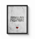 Amori nascere e fegati morire