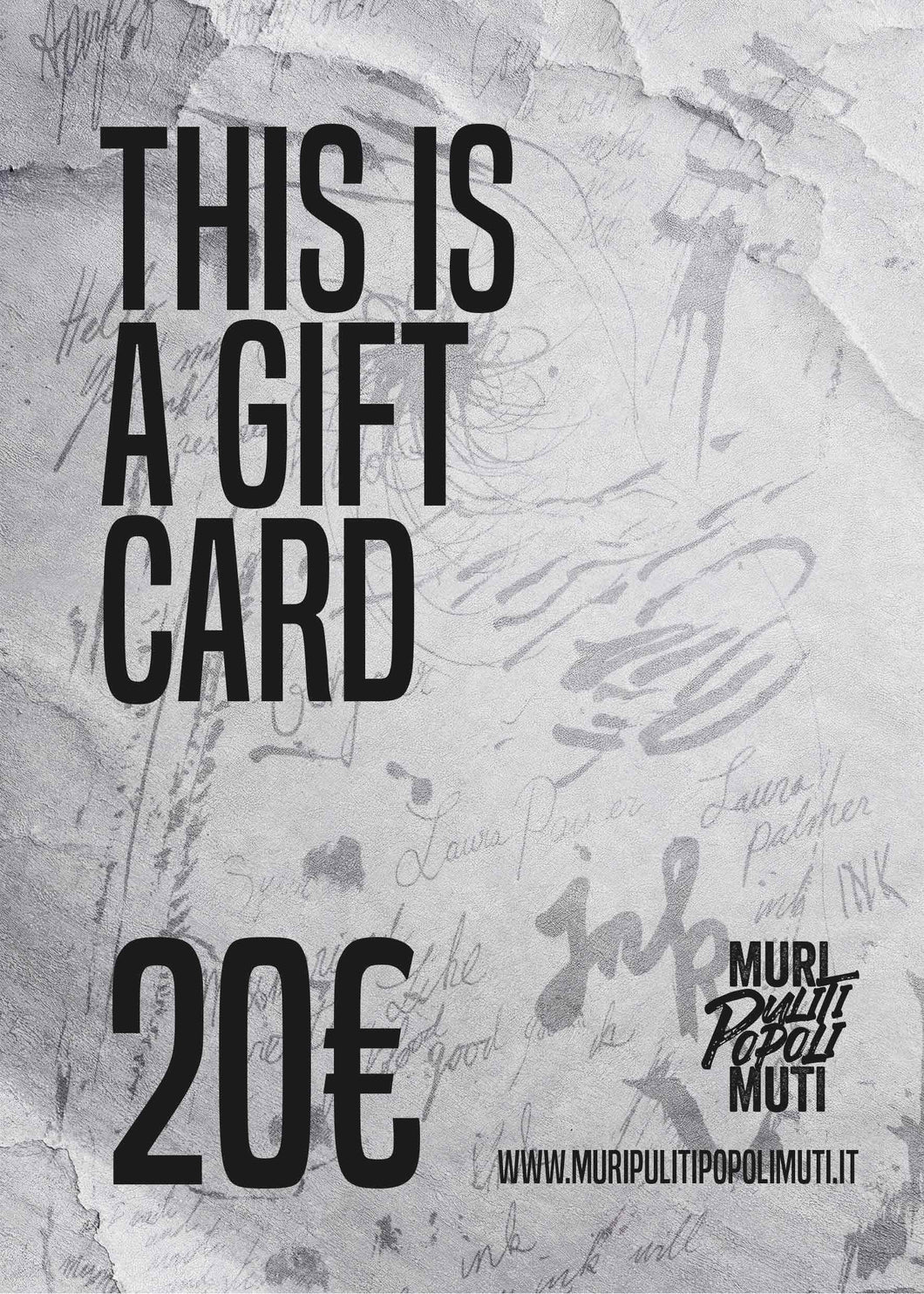 Gift card 20€