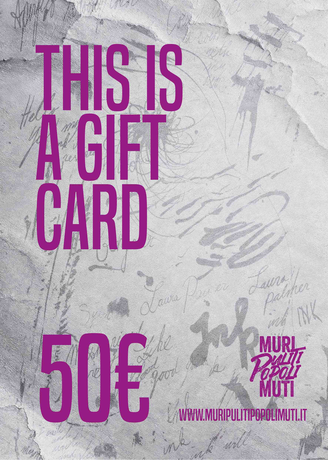 Gift card 50