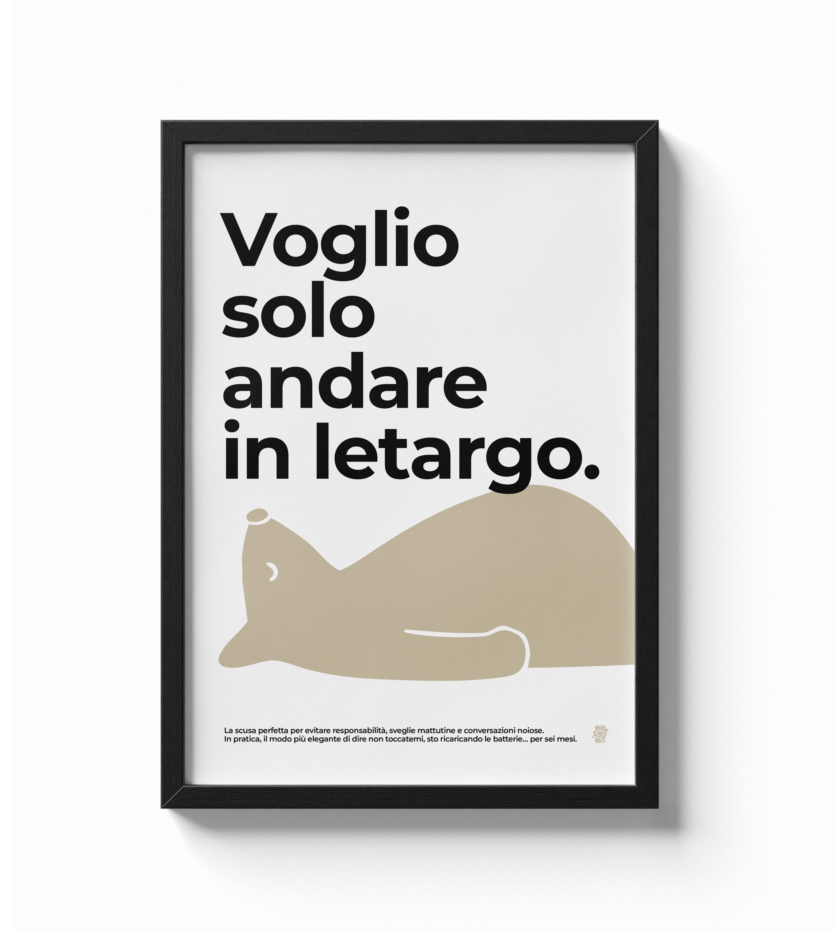 Voglio solo andare in letargo