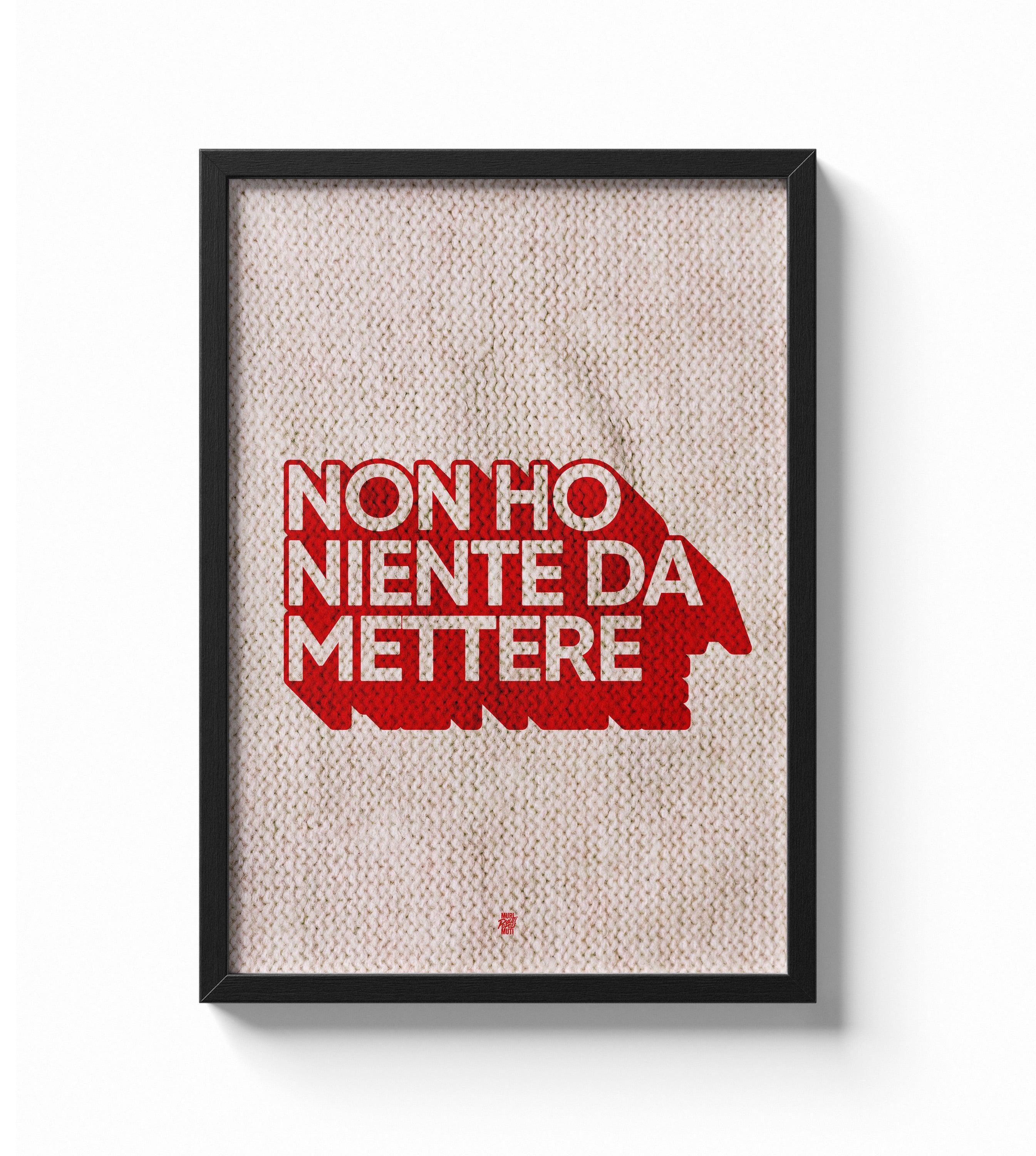 Non ho niente da mettere