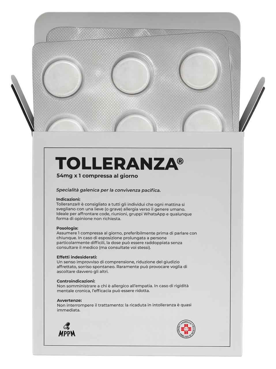 Tolleranza - Felpa con cappuccio