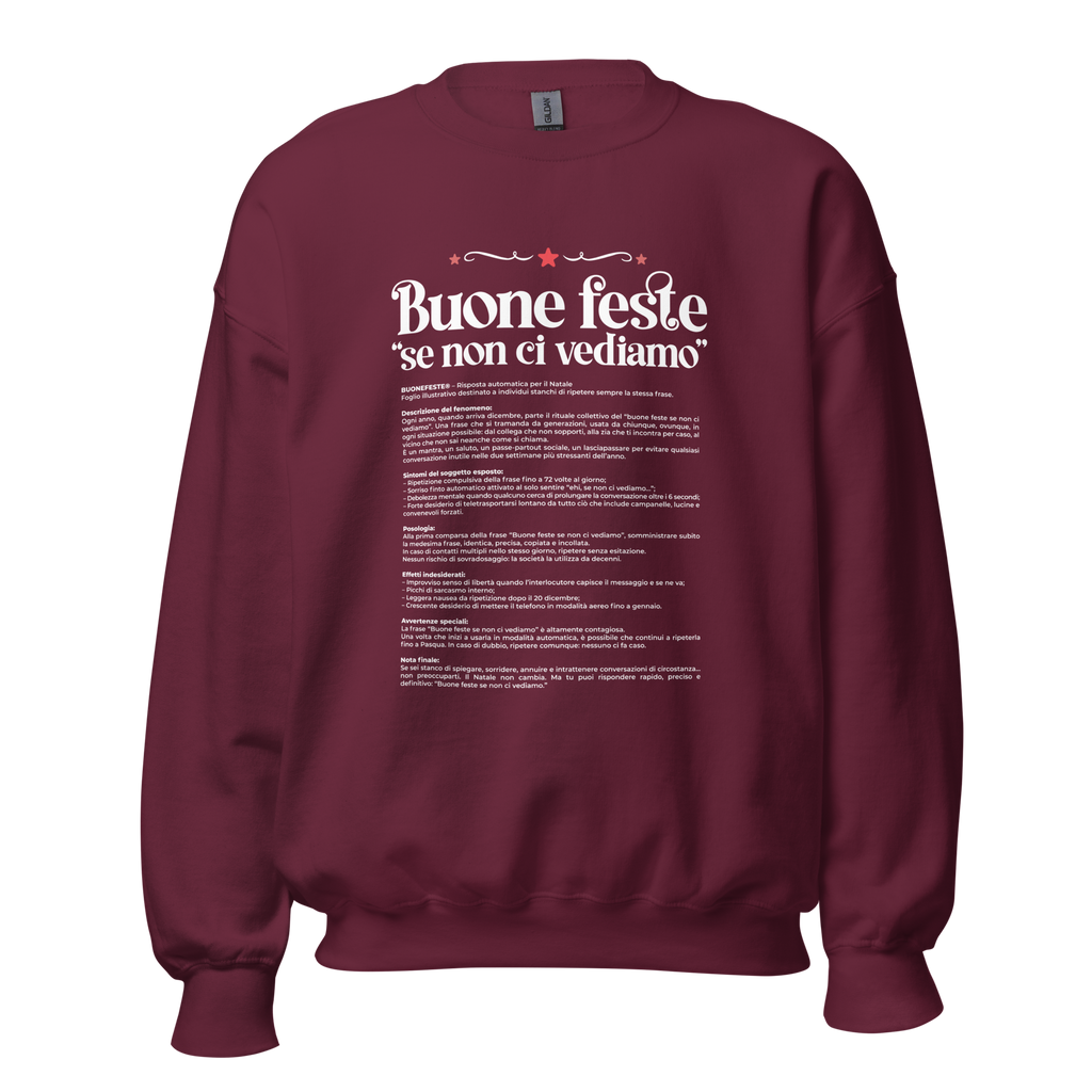 Buone feste - Felpa girocollo