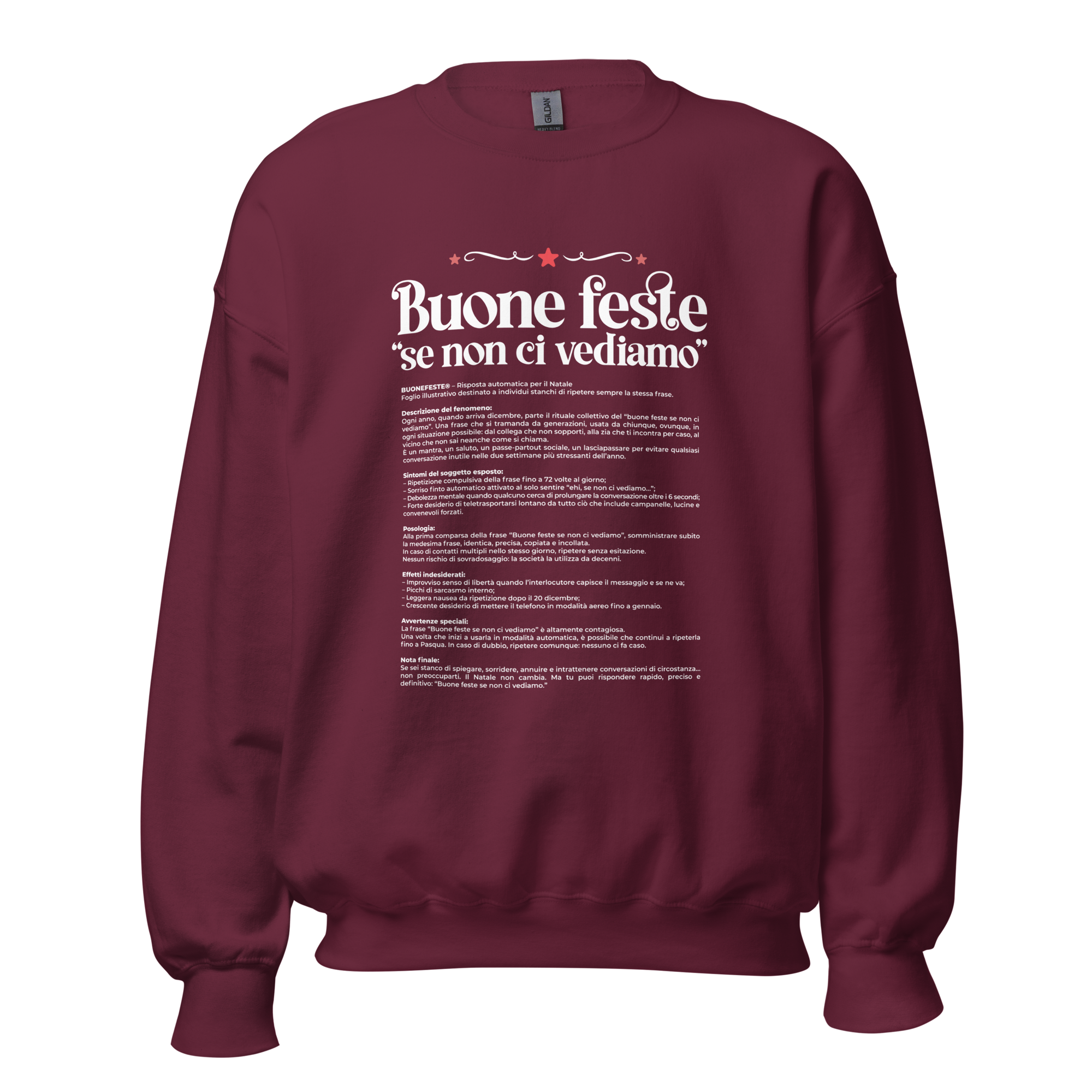 Buone feste - Felpa girocollo