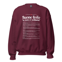 Load image into Gallery viewer, Buone feste - Felpa girocollo
